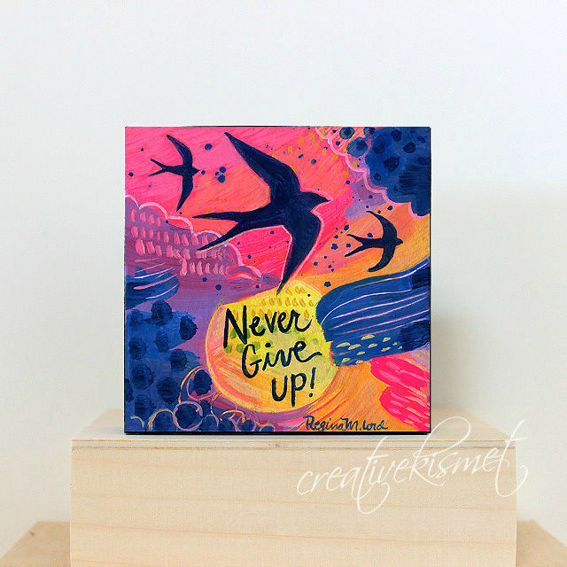 Art Block - Never Give Up