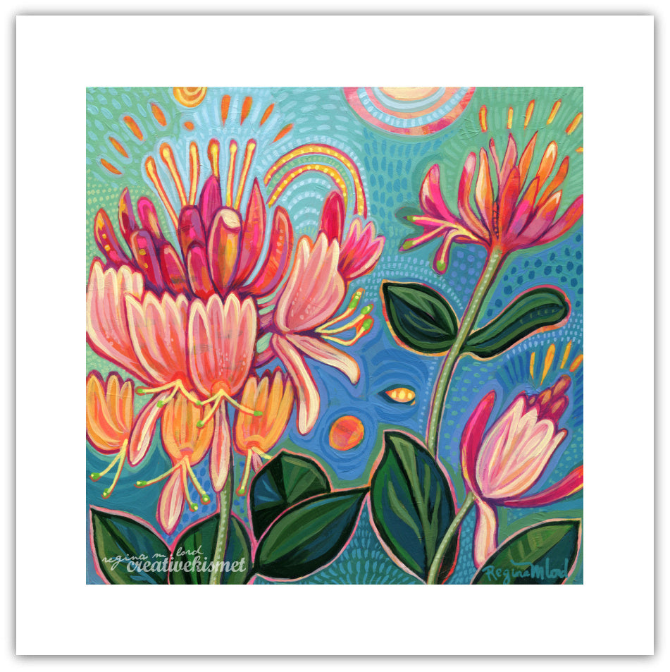 Honeysuckle - Art Print