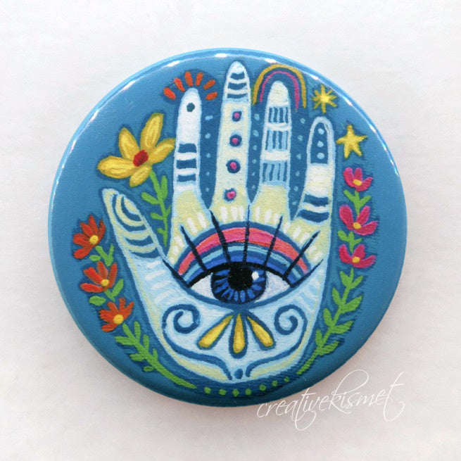 Hand of Knowledge - Pocket Mirror