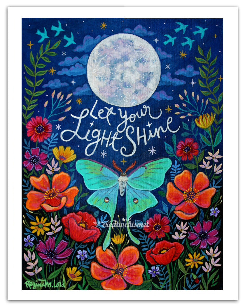 Let Your Light Shine - Art Print