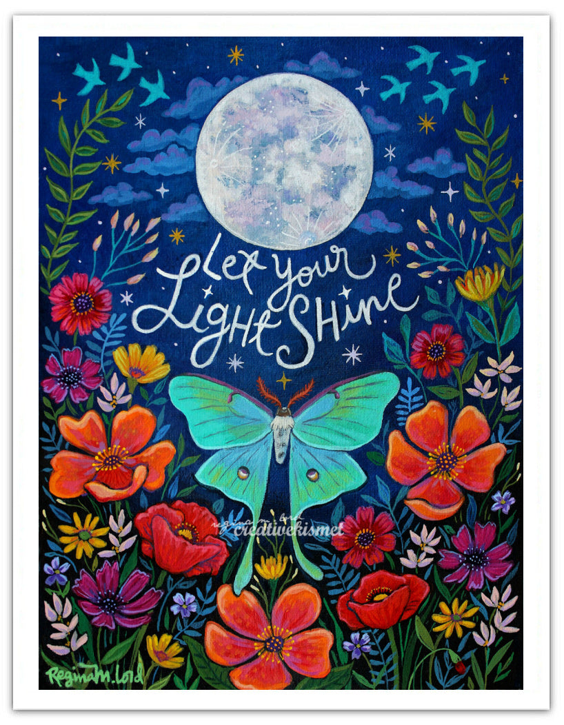 Let Your Light Shine - Art Print