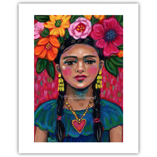 Flower Girl Marcela - Art Print