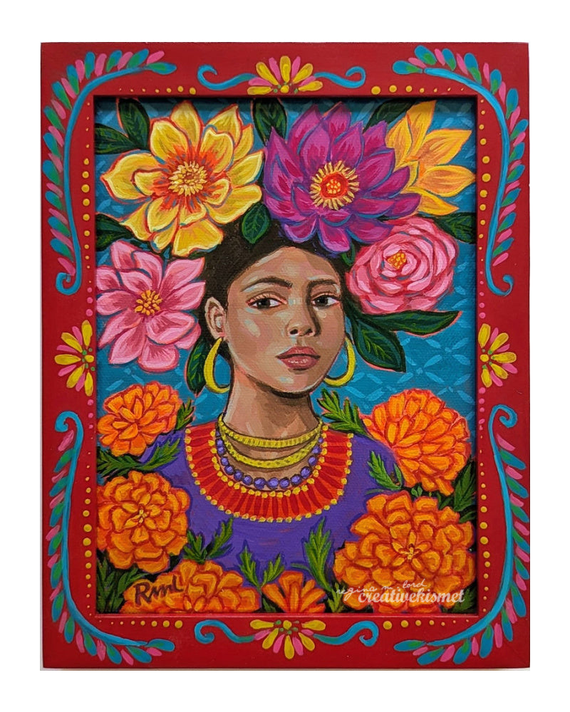 La Maravilla - 6 x 8 Framed Original Art