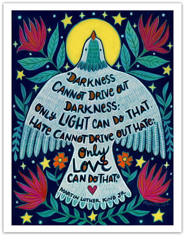 Only Light & Love- Art Print
