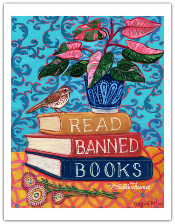 Read Banned Books - Art Print