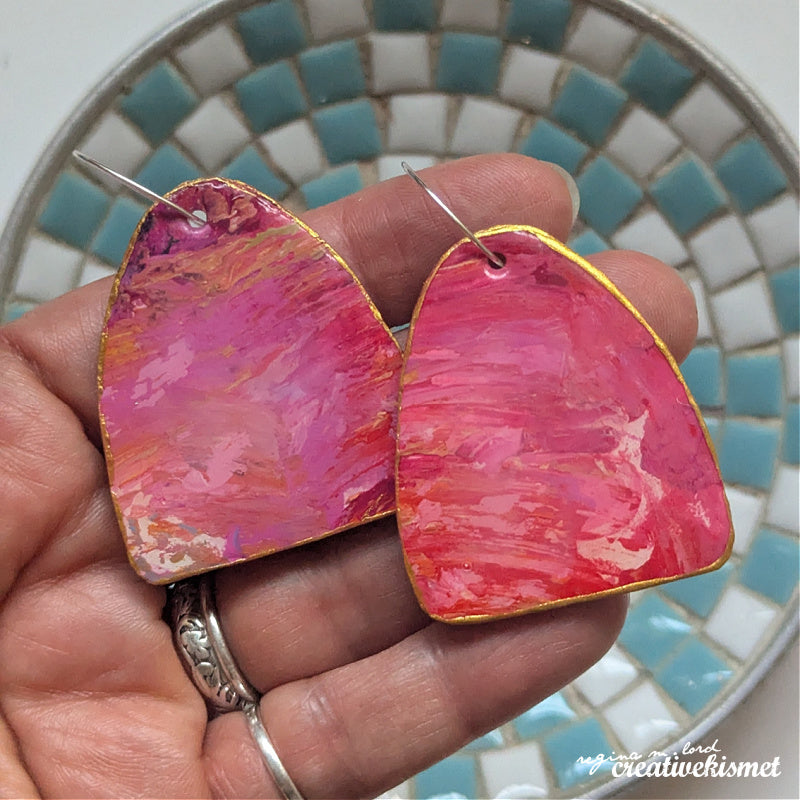 Paint Palette Earrings no. 9