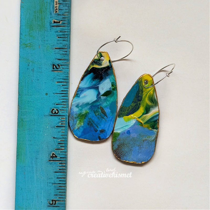 Paint Palette Earrings no. 4