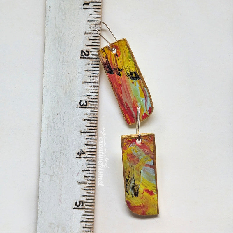 Paint Palette Earrings no. 8