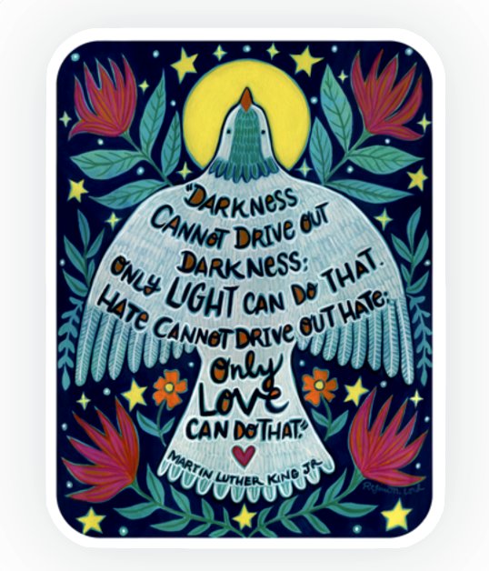 Only Light & Love Sticker