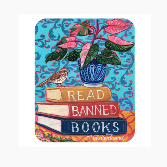 Read Banned Books Sticker
