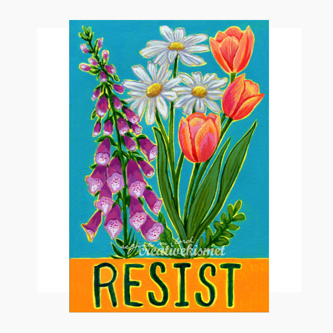 Resist Sticker