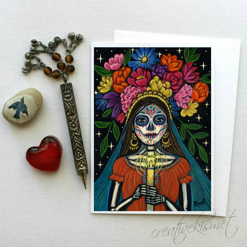 Guiding Spirits Home - 5x7 Art Card with Envelope