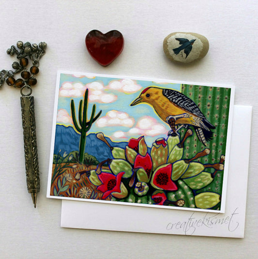 Desert Feast - 5x7 Art Card with Envelope