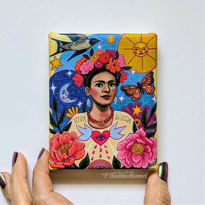 Canvas Block Print -Viva la Vida