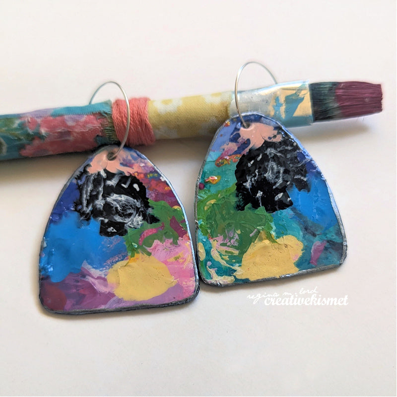 Paint Palette Earrings no. 6