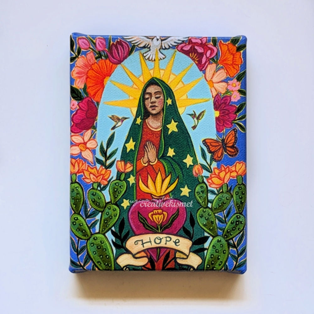 Canvas Block Print - Our Lady of Hope