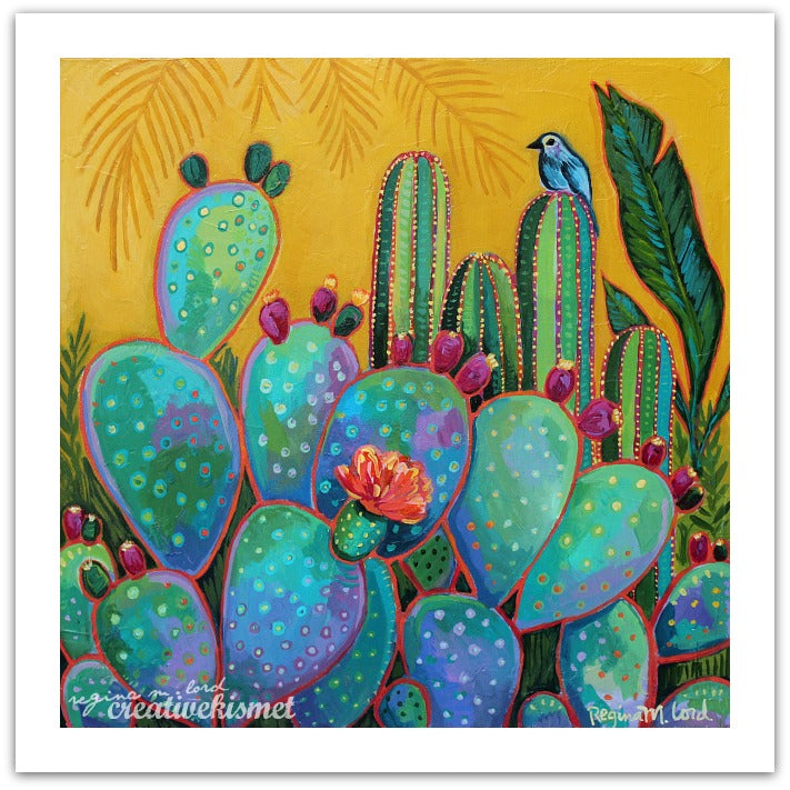 Yellow Wall - Art Print