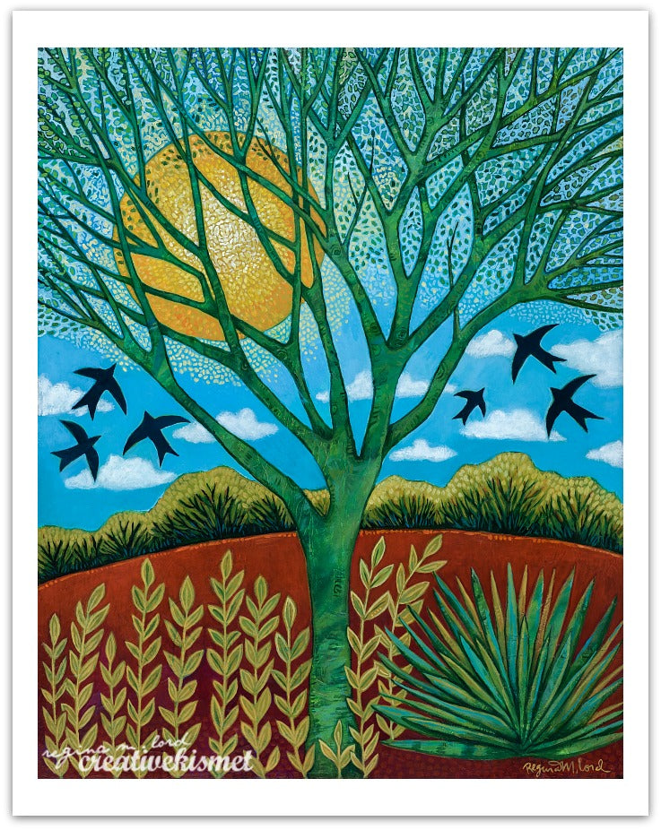 Sun Celebration - Palo Verde Tree - Art Print