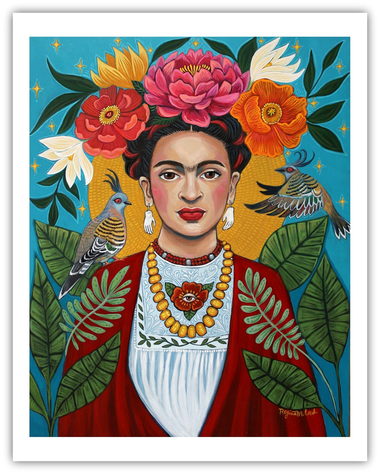 MexicanArtist - Resplendence of Frida - Art Print