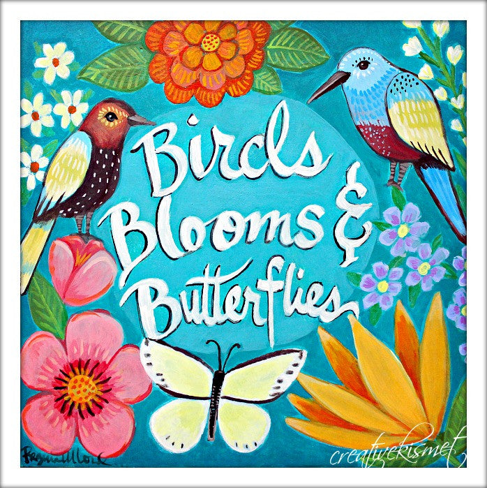 Birds, Blooms & Butterflies E-course – Creative Kismet