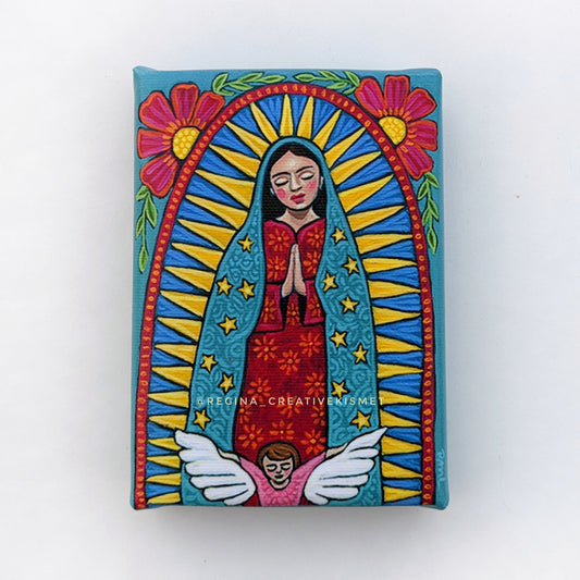 Canvas Block Print - Our Lady of Guadalupe
