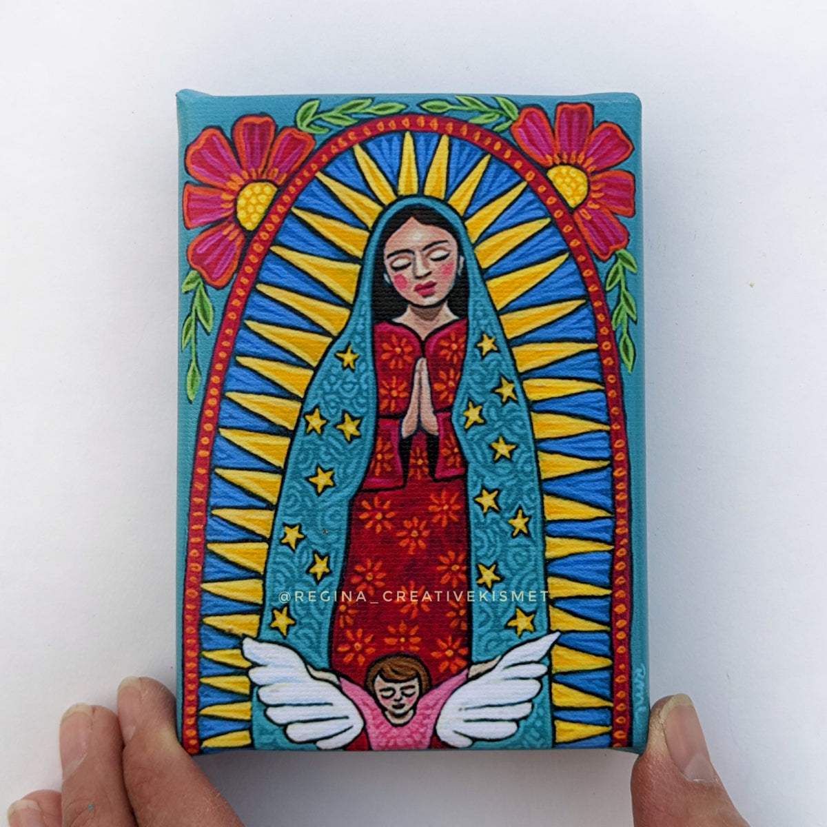 Canvas Block Print - Our Lady of Guadalupe