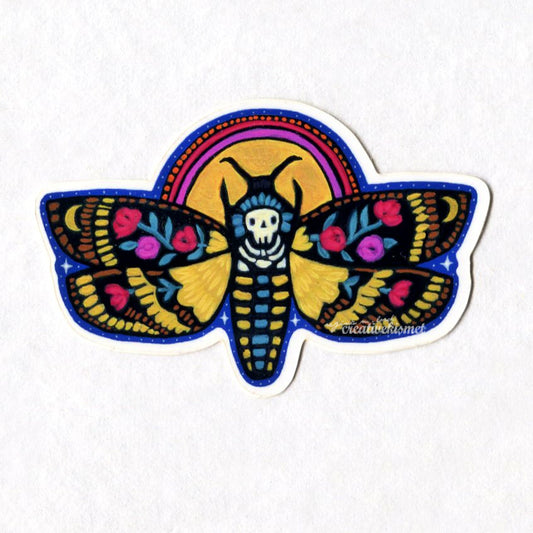 Death Head Hawk Moth Sticker