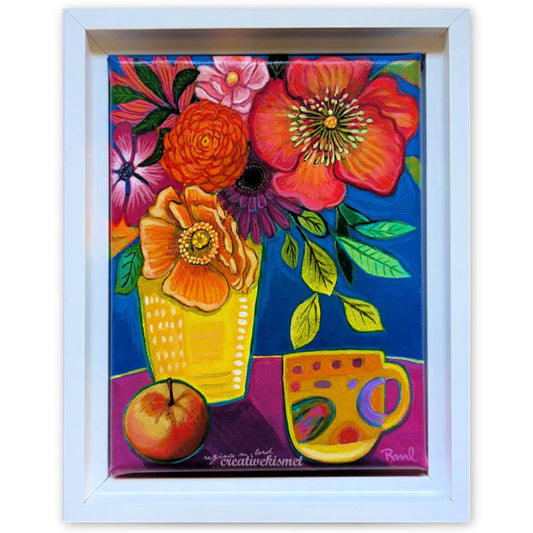 A Moment of Serenity  - 6 x 8 Framed Original Art