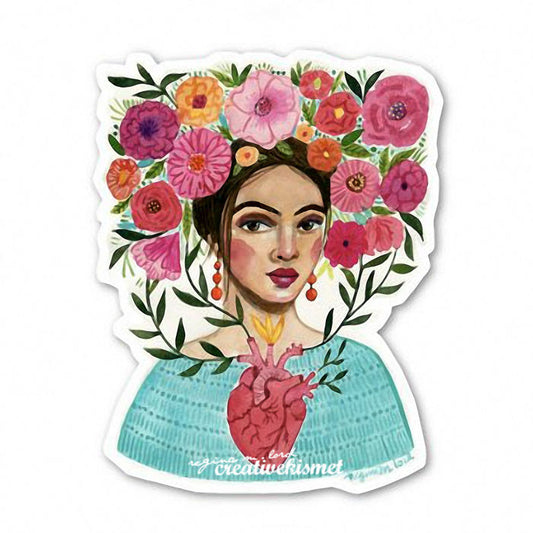 Heart Bloom Sticker