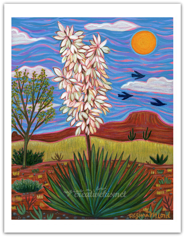 Yucca Desert Winds - Art Print