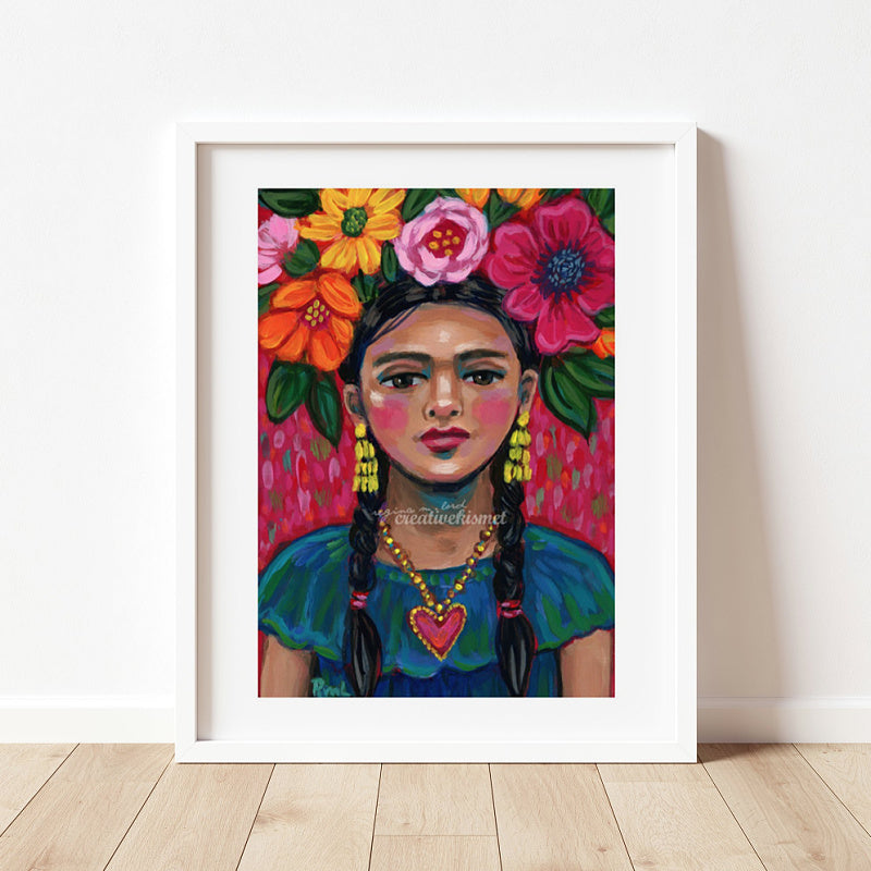 Flower Girl Marcela - Art Print