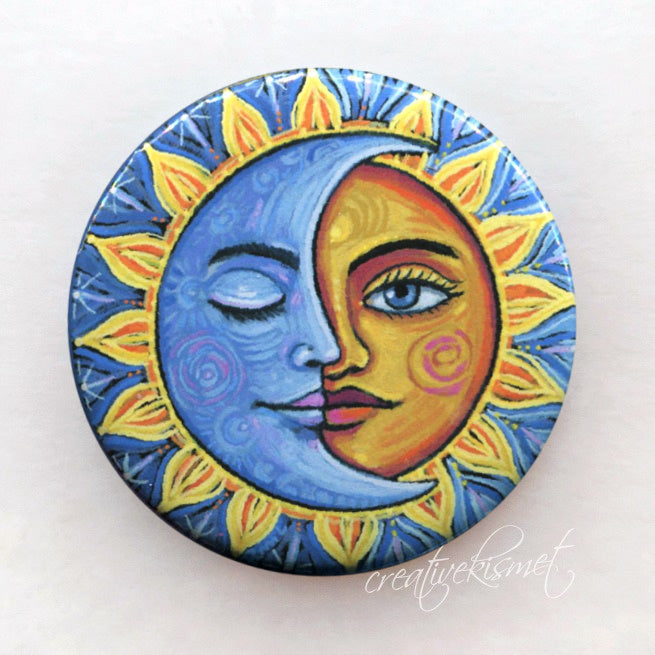 Moon & Sun - Pocket Mirror