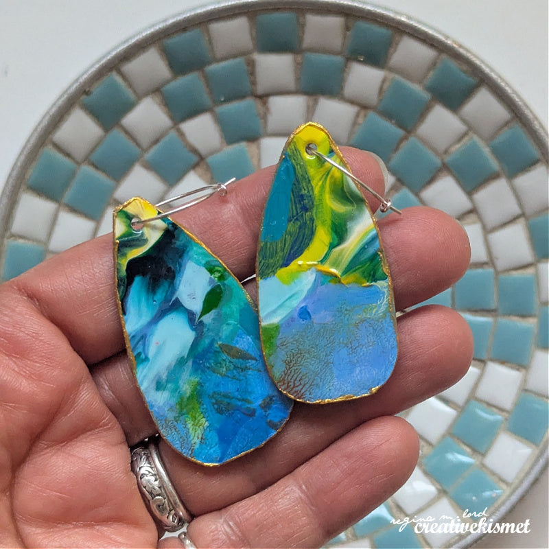 Paint Palette Earrings no. 4