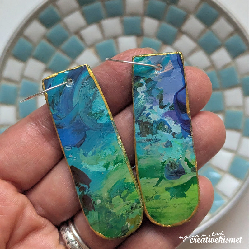 Paint Palette Earrings no. 5