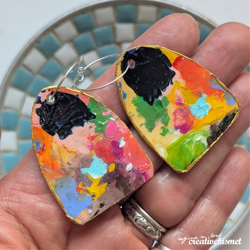 Paint Palette Earrings no. 1