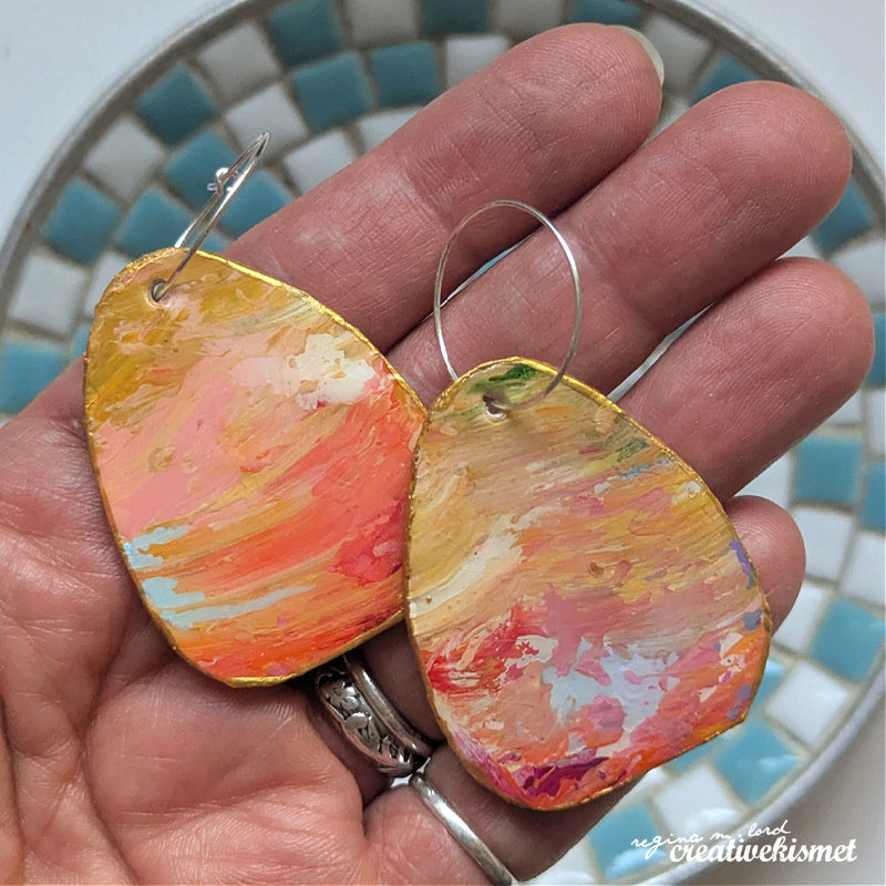 Paint Palette Earrings no. 7