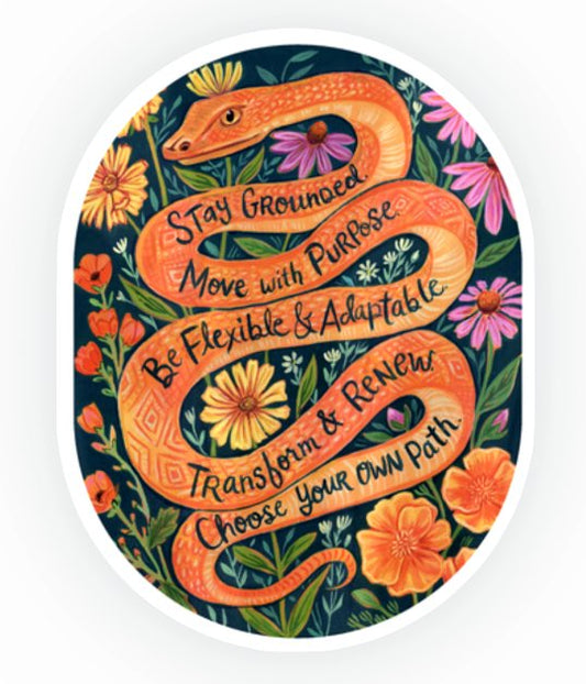 Ways of the Snake Sticker