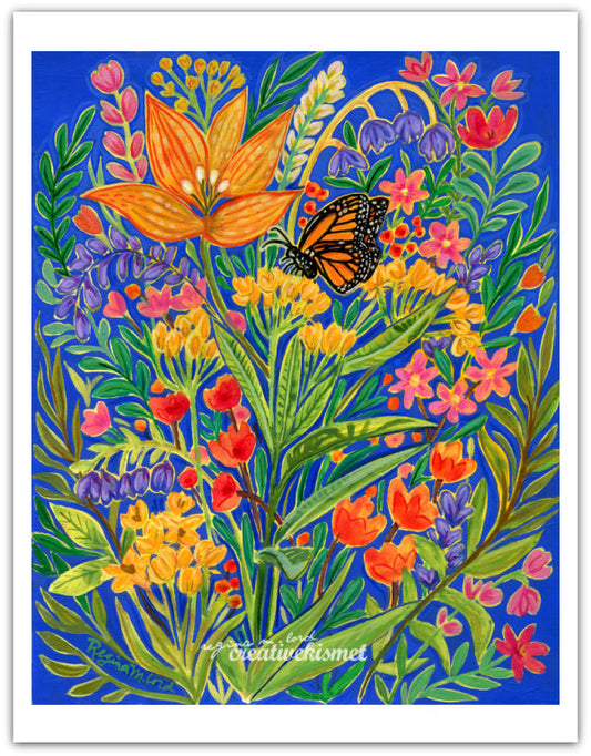 Garden Visitor - Art Print