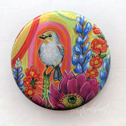 Verdin Bird - Pocket Mirror