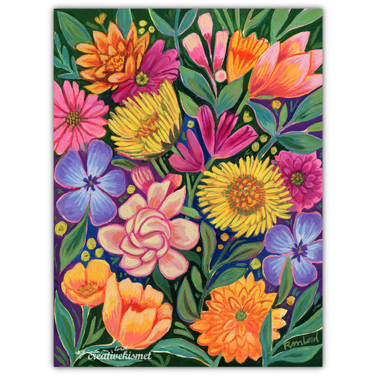 Secret Garden - 6 x 8 Original Painting on Panel