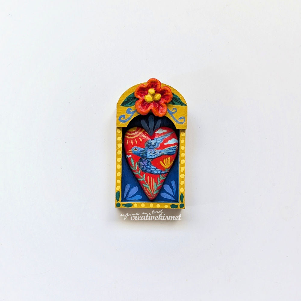 Nicho Shrine - Bird in Flight