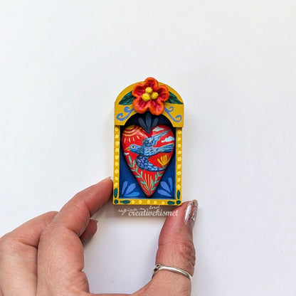 Nicho Shrine - Bird in Flight