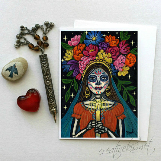 Guiding Spirits Home - 5x7 Art Card with Envelope