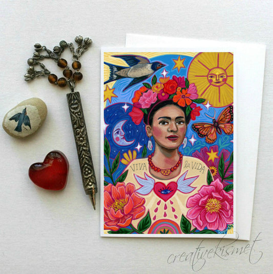 Viva la Vida - 5x7 Art Card with Envelope