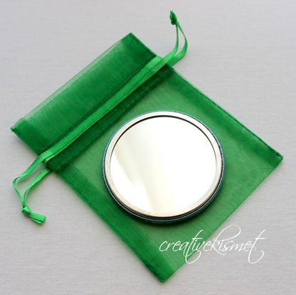 Quail Couple - Pocket Mirror