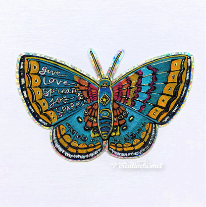 Sparkle Butterfly Sticker