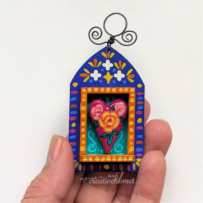 Heart Shrine Nicho Ornament