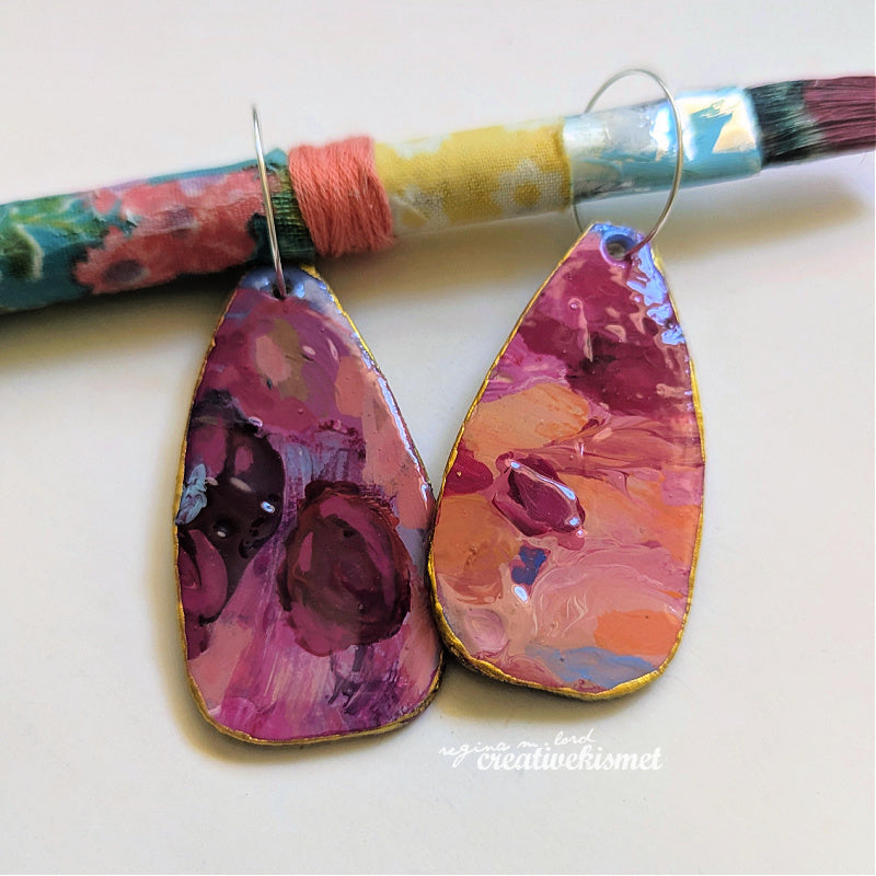 Paint Palette Earrings no. 10