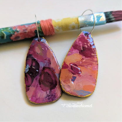 Paint Palette Earrings no. 10