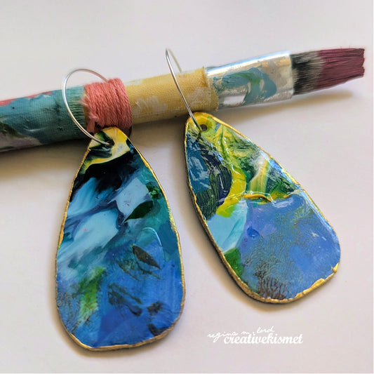Paint Palette Earrings no. 4